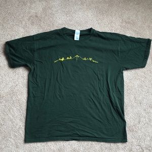 Cinque Terre (Italy) Green T-Shirt | XL